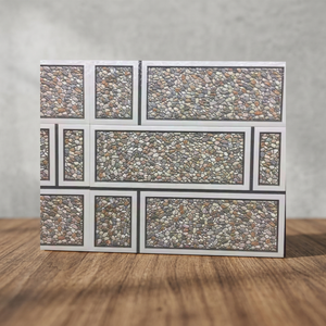 Real Stone Look 3D Exterior Elevación Cerámica Azulejos de pared 30x60cm 300x600mm por Indian Granite Porcelain Exterior Tile Factory - Product Image 6
