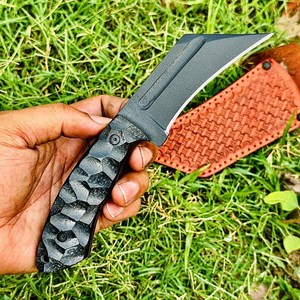 Drop Point Skinner Knife Stainless Steel Blade 0.6mm Thickness Straight Edge Industrial Grade Non Adjustable Handle - Product Image 1