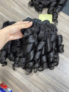 Cheveux bouclés vietnamiens Remy pour tissage, 100g, très lisses, pointes pleines - Product Image 2