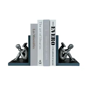Support de livre décoratif de luxe en métal, support de lecture moderne, décoration intérieure de bureau, élégant, fait main, aluminium plaqué or 3D - Product Image 5