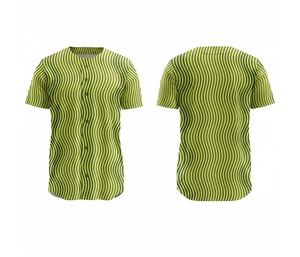 Fournisseur en gros d'uniformes de baseball personnalisés |   Kit de baseball d'équipe avec logo et numéros personnalisés |   Base en polyester respirant - Product Image 5