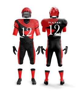 Uniformes de football américain personnalisables 100% polyester Impression par transfert thermique Séchage rapide Évacuation de l'humidité Hommes Toutes saisons Avant - Product Image 4