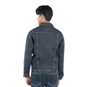 Mens Streetwear Vintage Acid Wash Denim <b>Jacket</b> 100% Cotton Casual <b>Trucker</b> Regular Fit Long Sleeve Quick Dry Autumn/Spring - Product Image 2