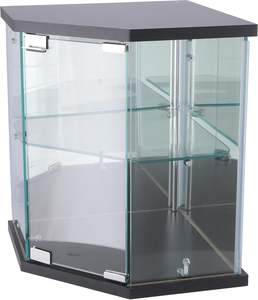 Gabinetes de curiosidades con estantes ajustables, caja de exhibición de vidrio con iluminación LED para el hogar, Hotel, Villa, decoración de sala de estar - Product Image 6