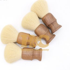 Brosse à barbe Hooper and Company HAC-SB-09005 neuve avec manche en bois, poils de blaireau de qualité supérieure, pour salon, voyage, nettoyage du visage et de la barbe - Product Image 6