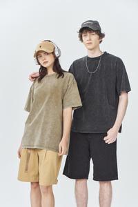 เสื้อยืดคอตตอนออร์แกนิค 100% แบบถัก ทรงลำลอง ใส่ได้ทั้งชายและหญิง คุณภาพสูง รับสกรีนโลโก้ ระบายอากาศได้ดี แห้งเร็ว แขนสั้น ทรงปกติ ไม่มีลาย - Product Image 6