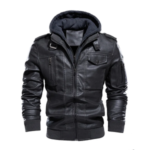 Wholesale custom mens women's pu leather <b>jacket</b> genuine leather bomber <b>jacket</b> manufacturers high quality biker pu leather <b>jacket</b> - Product Image 3