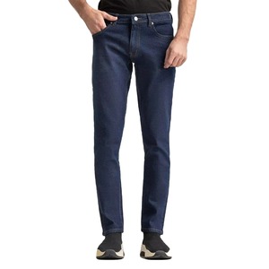 ผู้จัดจำหน่ายกางเกงยีนส์เดนิมผู้ชายแบบเรียบง่าย ระบายอากาศได้ดี เป็นมิตรกับสิ่งแวดล้อม พร้อมบริการซักแบบมีสไตล์ สร้างแบรนด์ตามสั่ง และบริการ ODM สำหรับฤดูหนาวและฤดูใบไม้ร่วง - Product Image 4