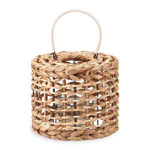 Natural water hyacinth <b>lantern</b> lights wholesale price eco-friendly woven lighting <b>lanterns</b> - Product Image 4