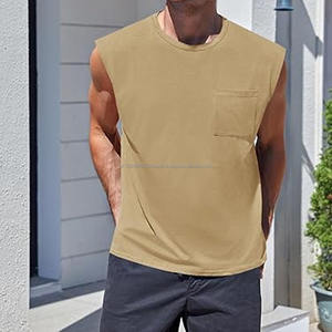 Camisetas de Tirantes para Hombre de Alta Calidad, Transpirables, Personalizables, Tallas Grandes, Sin Mangas, Tela Suave, para Gimnasio - Product Image 4