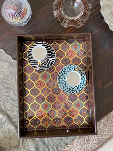 Handmade Ottoman <b>Wooden</b> Serving Tray - Product Image 3