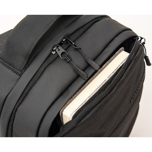 Simple business <b>backpack</b> large capacity <b>laptop</b> <b>backpack</b> black <b>leather</b> multi-layer <b>backpack</b> work commuting travel bag - Product Image 2
