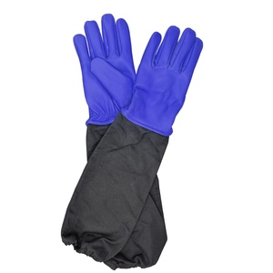 Gants d'opéra en cuir jaune avec doublure en coton noir, gants thermiques de sécurité pour l'extérieur en hiver - Product Image 6