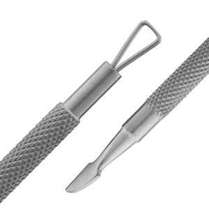 STAHLMANN Pro Repousse-cuticules réutilisables en acier inoxydable avec couteau double extrémité, durables pour les soins de manucure et le nettoyage des ongles - Product Image 3