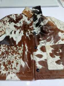 Blouson bomber court en cuir de vachette imprimé de luxe WT Designer, streetwear pour homme, course moto, imperméable, coupe-vent, automne-hiver 3D - Product Image 6