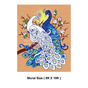 Mosaïque en verre givré de 10 mm d'épaisseur, revêtement mural traditionnel pour villa, hôtel, école, beauté durable pour l'intérieur - Product Image 2