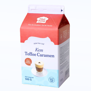 Fabricante de Vietnam Vende Directamente Crema No Láctea para Bebidas, Crema de Caramelo Toffee para Postres 500G, Crema para Café y Té con Leche OEM/ODM - Product Image 1