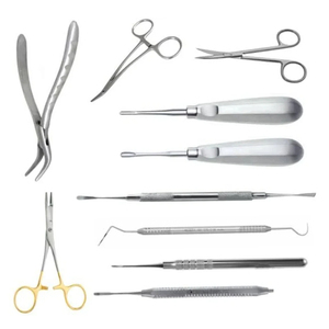 ENT Surgical Instrument Set Stainless Steel Otology Rhinoplasty <b>Ear</b> Nose Throat Surgery Instruments Kit - Product Image 5