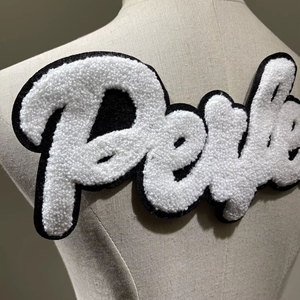 Customizable PVC Rubber Eco-Friendly Embroidery Patches <b>Sequins</b> Adhesive Iron Heat Press Tactical Canvas Fabric Flower Design - Product Image 2