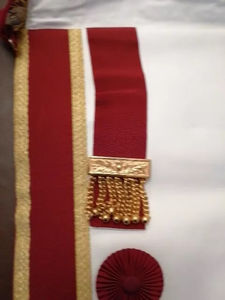 Delantal Masónico del Maestro George Washington, Delantal Masónico Bordado a Mano, Obra Maestra Hecha a Medida, Nuevo Delantal Masónico Bordado - Product Image 5