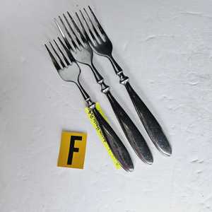 Juego de Tenedores de Metal Pulido de Alta Gama, Utensilios de Comedor de Mango Largo, Venta al por Mayor - Product Image 1