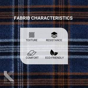 Tissu 100% coton, flanelle/brossé, adapté pour la confection de chemises/pantalons printemps-été. - Product Image 3