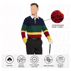 Camiseta de Rugby de la Mejor Calidad para Hombre, Manga Larga, Cuello Polo, Dos Tonos, Ropa Deportiva, Camiseta de Rugby - Product Image 5