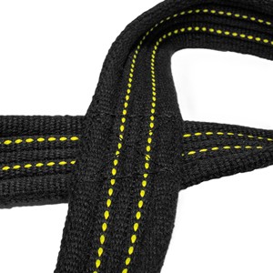Correa de Levantamiento de Pesas en Forma de 8 de Algodón con Agarres Acolchados de Neopreno Antideslizantes para Entrenamiento de Peso Muerto, Unisex, Fitness, Potencia - Product Image 4