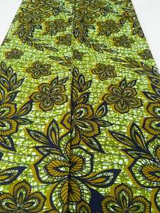 Tissu en coton 100 % imprimé wax africain personnalisé aux motifs audacieux pour des vêtements élégants et durables au Congo - Product Image 3