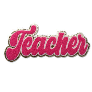 Parches de Chenilla Bordados Personalizados con su Propio Diseño, Parches de Chenilla con Borde Merrow Adhesivo para Ropa y Accesorios - Product Image 2