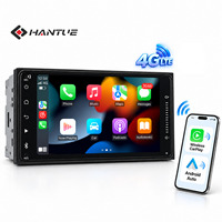 HANTUE Autoradio Android Double Din 7 Pouces Universel pour Toyota, Écran 7 Pouces 200x100mm, Lecteur Multimédia de Voiture 2 Din avec DVR 360