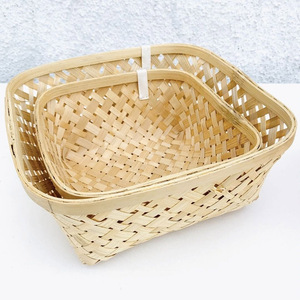 Paniers en bambou tressés à la main, paniers d'offrandes pour églises, prix compétitif, contenants ronds naturels pour l'organisation - Product Image 4
