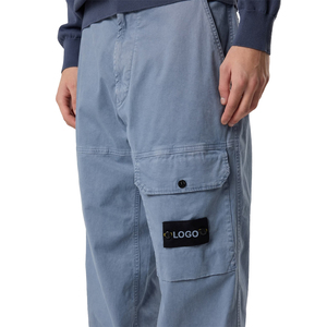 Pantalones Cargo para Hombre OEM, Algodón Elástico, Sarga Desgastada, Corte Holgado, Cintura Ajustable, Premium, Personalizados, Estilo Táctico Urbano - Product Image 5