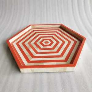 Bandeja Decorativa Hecha a Mano, Ecológica, Apta para Lavavajillas y Microondas, con Estampados Florales/Animales para - Product Image 4