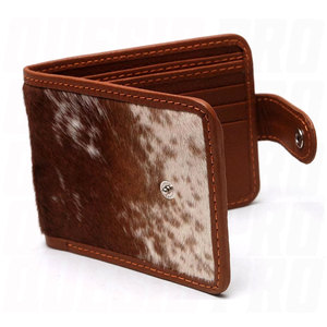 <b>Men</b>’s Genuine Cowhide <b>Leather</b> Wallet with Coin Pocket <b>Purse</b> Male Bifold Money Bag Premium Durable Short Wallet Multiple Card - Product Image 1