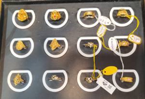 22k Solid Gold <b>Ring</b> For Women Authentic Handcrafted Ethnic Indian Jewelry Genuine Fancy Party Bridal Wear <b>Statement</b> Piece - Product Image 2