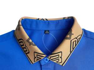 Venta al por Mayor de Camisetas Polo para Hombre con Logotipo Personalizado, Camiseta Azul de Manga Corta, Nuevas Camisetas Formales, Tipo de Tejido de Punto, ODM - Product Image 4