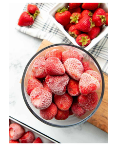 Fraises surgelées IQF de qualité supérieure, entières, naturelles et sucrées, idéales pour les smoothies - Product Image 4