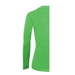 Camisetas Personalizadas de Cuello Redondo para Mujer con Mangas Largas Hechas de Tela Elástica Súper Suave. Camiseta Transpirable de Secado Rápido - Product Image 5