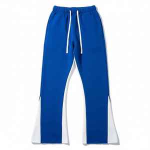 Pantalon d'hiver évasé taille mi-haute avec cordon de serrage pour femme, coupe cloche, extensible, décontracté, confortable pour le quotidien - Product Image 1