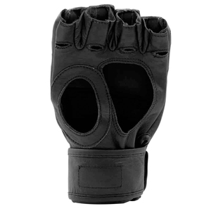 Half Finger PU MMA Gloves with Hook & Loop Wrist Support Lightweight Adjustable <b>Strap</b> for Boxing Martial Arts Training Unisex - Product Image 3
