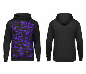 เสื้อฮู้ดพิมพ์ลายเต็มตัวแบบกำหนดเอง ด้วยเทคนิคการพิมพ์แบบซับลิเมชั่น – เสื้อฮู้ดทีมแบบกำหนดเองสำหรับผู้ชาย ผู้หญิง และเยาวชน เสื้อแจ็คเก็ตมีฮู้ดสำหรับฝึกซ้อม ชุดกีฬา - Product Image 2