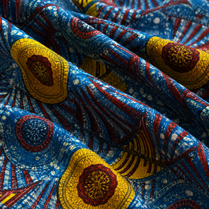 Tissu africain imprimé en wax, tissu en coton, tissu Ankara, tissu imprimé sur mesure pour robes, vêtements, confection, vente en gros, export, fournisseur, acheteur - Product Image 4
