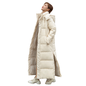 Abrigo Elegante para Mujer, Chaqueta Larga de Invierno, Abrigo Casual Cálido para Mujer, Manga Larga, Cierre de Botones, Corte Entallado - Product Image 4