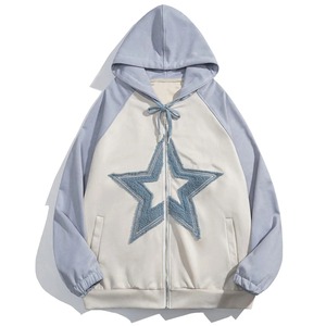 ขายส่งหนา 460 Gsm Hoodie ผ้าฝ้ายแพทช์โลโก้เสื้อกันหนาวหมวก Unisex สีม่วงขนาดใหญ่เสื้อกันหนาวหมวกพร้อมแพทช์ - Product Image 5