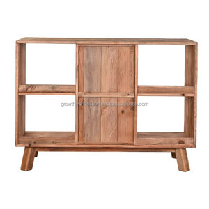 ตู้เก็บของไม้มะม่วง 2 ลิ้นชัก หนังสไตล์โมเดิร์นกลางศตวรรษ ทำด้วยมือ สำหรับห้องนั่งเล่น บาร์ในบ้าน อพาร์ตเมนต์ - Product Image 1