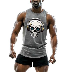 Camiseta Deportiva sin Mangas para Hombre, de Poliéster Reciclado, Absorbente de Humedad, Ropa Deportiva Sostenible para Gimnasio, con Logotipo Personalizado, Venta al Por Mayor - Product Image 2