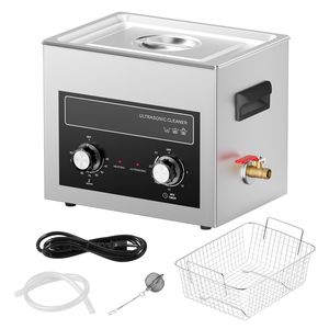 Pulitore a Ultrasuoni da 10L con Riscaldatore e Timer, Macchina Professionale Digitale per Cavitazione Sonica da 240W per Componenti Auto - Product Image 1