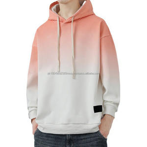 Tie Dyed Gradient Hommes Hoodies Multi Color Pull Hoodie pour Hommes 100% Polyester Hoodies - Product Image 5