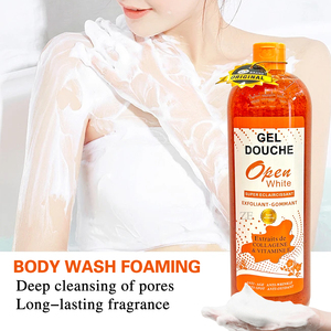 Gel Douche Exfoliant Éclaircissant au Collagène et à la Vitamine E avec Parfum Longue Durée Hydratant Nettoyant pour le Corps - Product Image 5